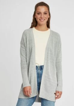 OXMO Oxgisele - Vest - Light Grey Melange