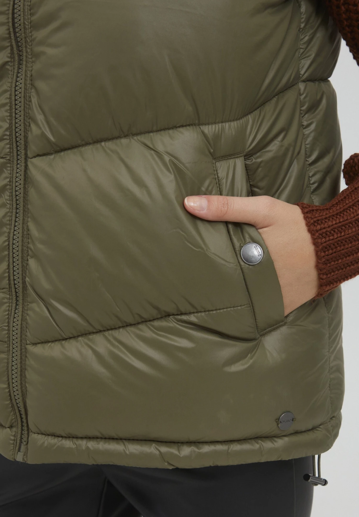 OXMO Oxtabita - Bodywarmer - Dusty Olive - Afbeelding 5
