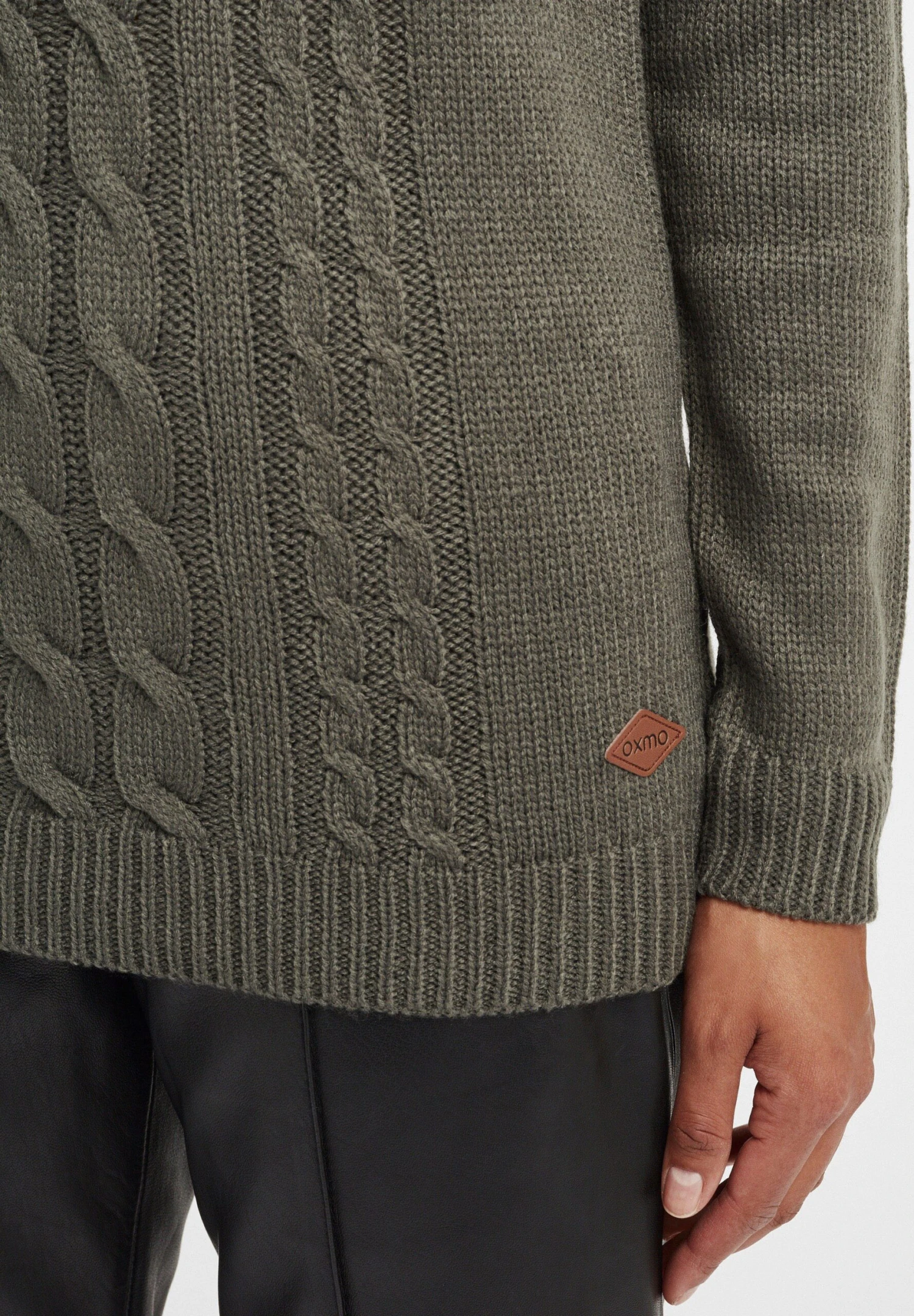 OXMO Oxcable - Hoodie - Dark Grey - Afbeelding 5