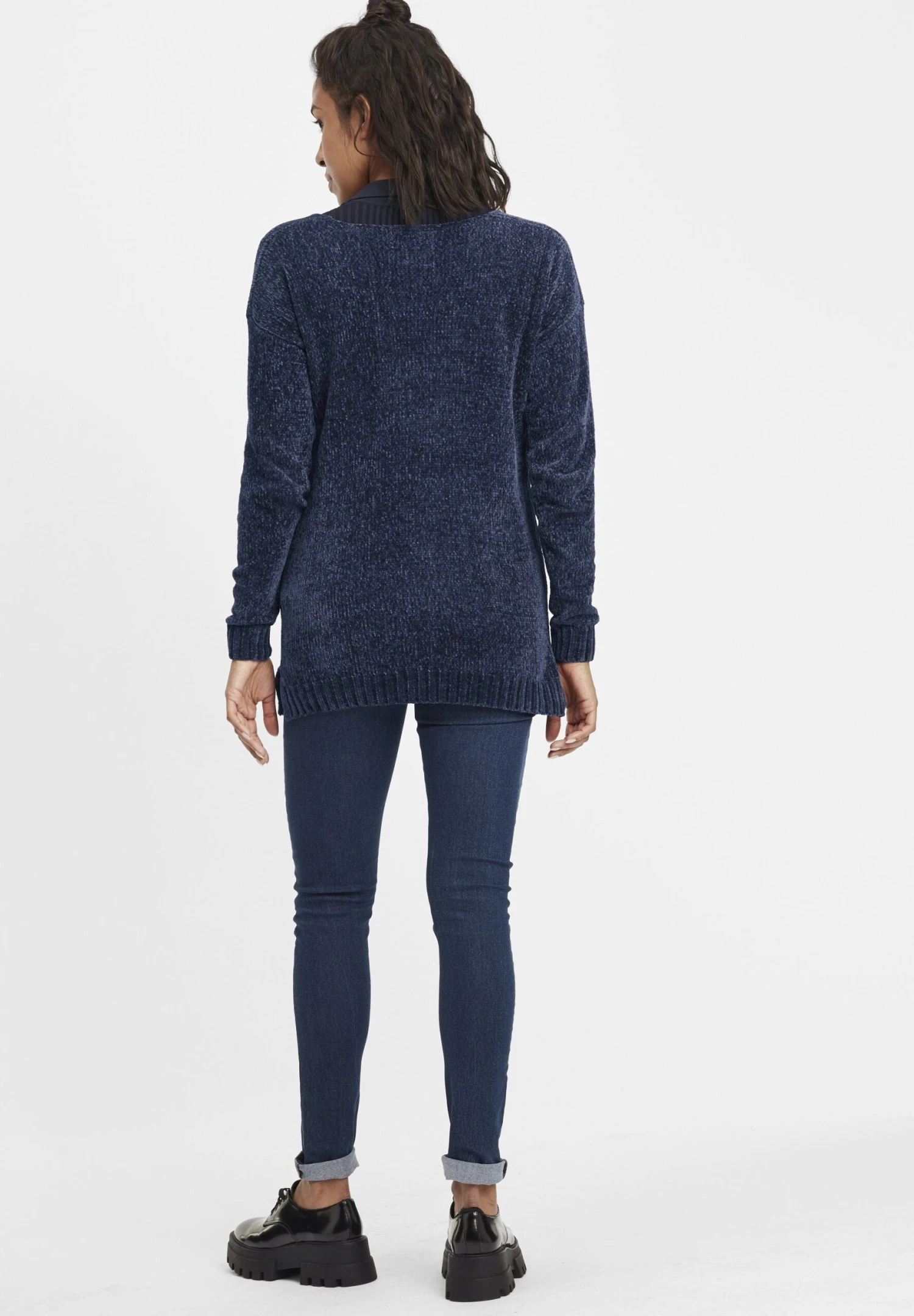 OXMO Oxesmira - Trui - Insignia Blue - Afbeelding 3