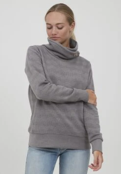 OXMO Oxvernita - Sweater - Medium Grey Melange