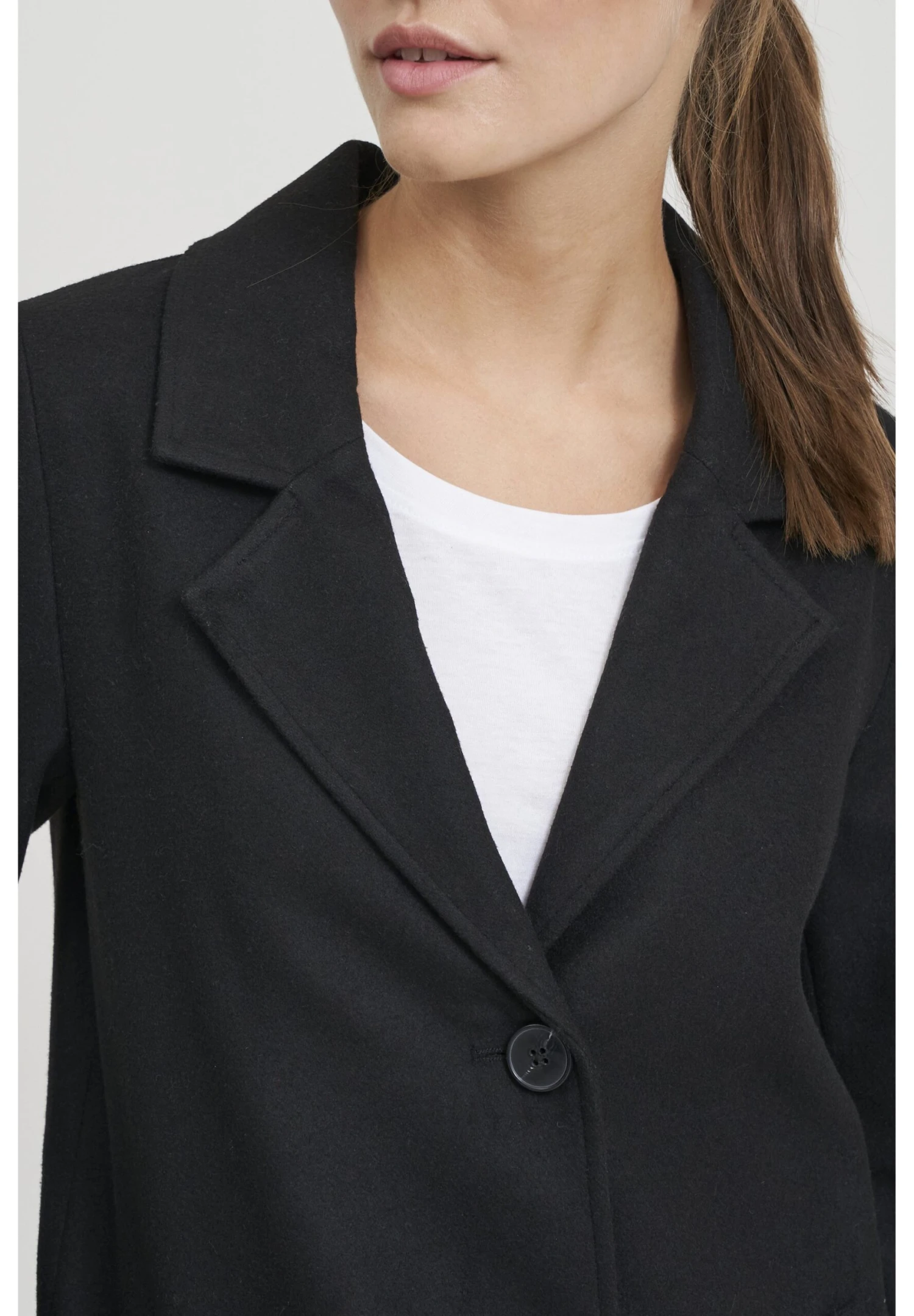 OXMO Oxneta - Mantel - Black - Afbeelding 4