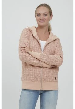 OXMO Vendela - Sweater Met Rits - Rose Gold