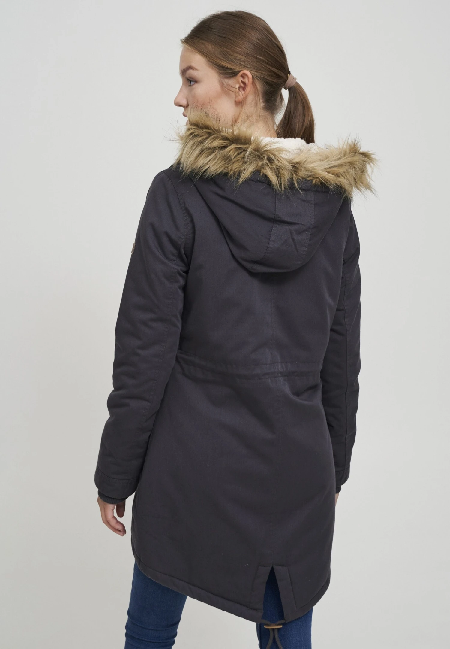 OXMO Oxanna - Parka - Dark Grey - Afbeelding 3