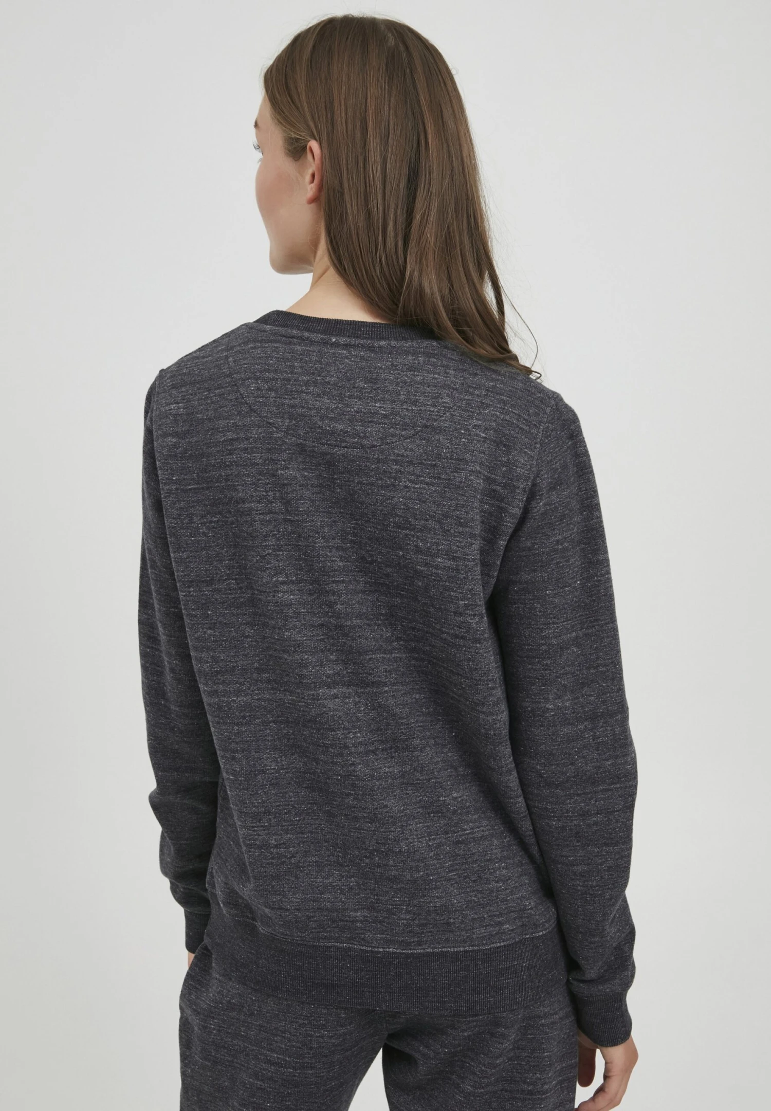 OXMO Oxhella - Trui - Black Melange - Afbeelding 3