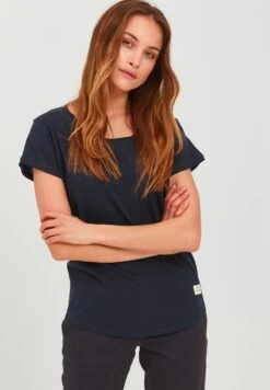 OXMO Oxlydi - T-Shirt Basic - Blue
