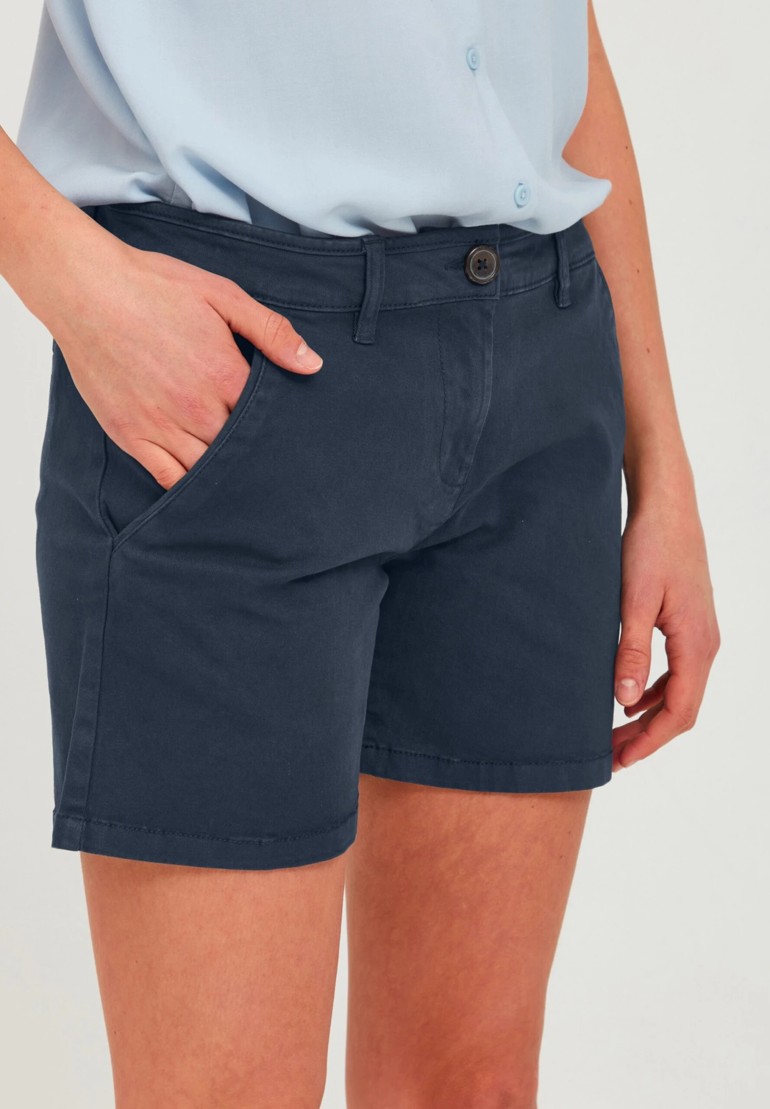 OXMO Oxkathy - Shorts - Insig Blue - Afbeelding 4