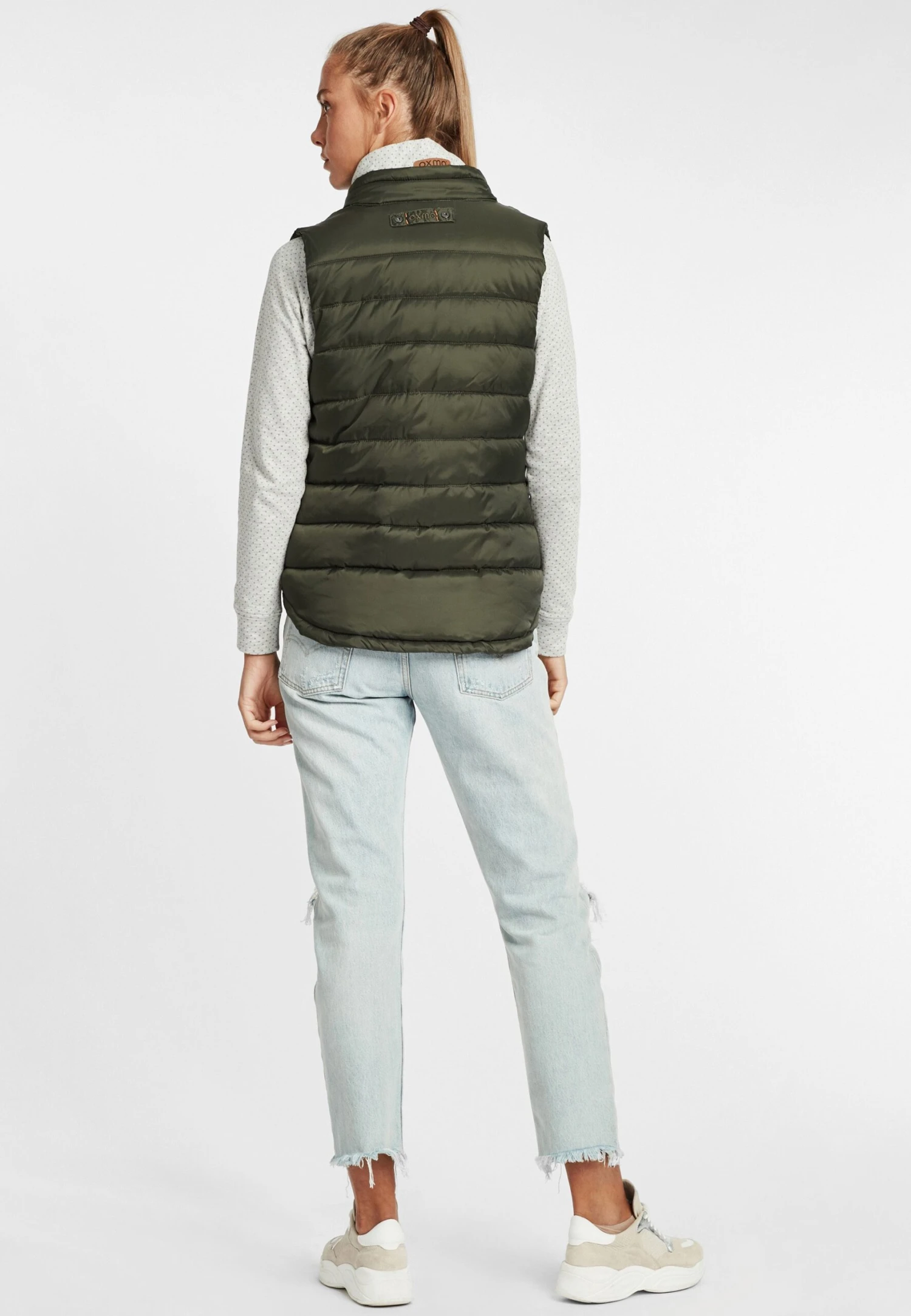 OXMO Oxcamilla - Bodywarmer - Duffel Bag Green - Afbeelding 3