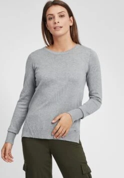 OXMO Oxwinova - Trui - Medium Grey Melange
