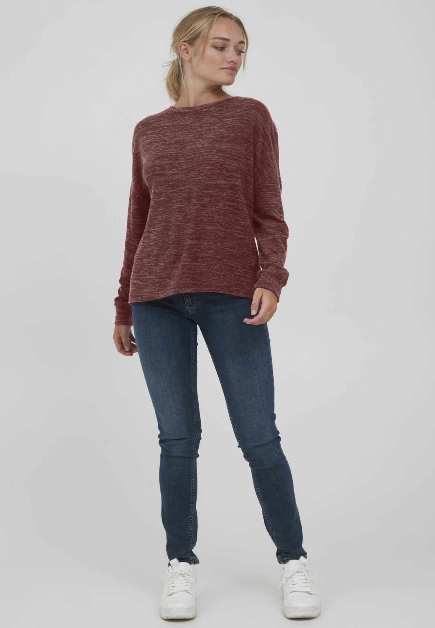 OXMO Oxbenta - Trui - Chocolate Truffle Melange - Afbeelding 2