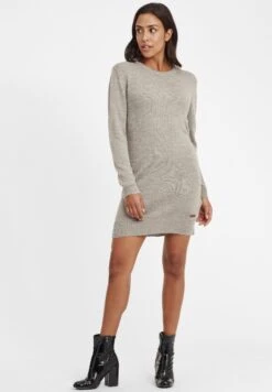 OXMO Oxnatti - Gebreide Jurk - Stone Mix