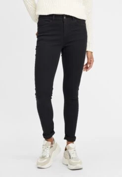 OXMO Oxlenna - Relaxed Fit Jeans - Black