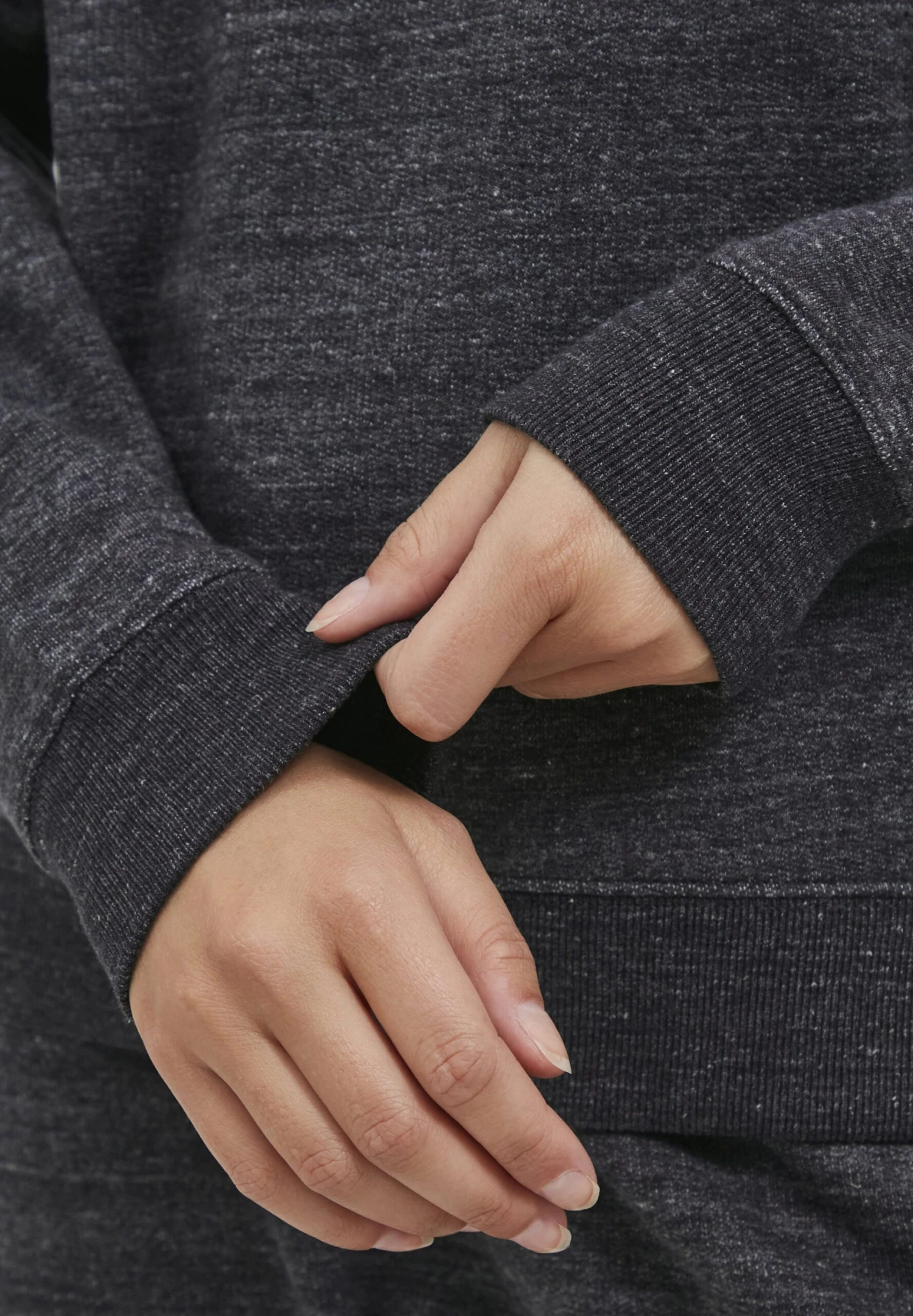 OXMO Oxhella - Trui - Black Melange - Afbeelding 5