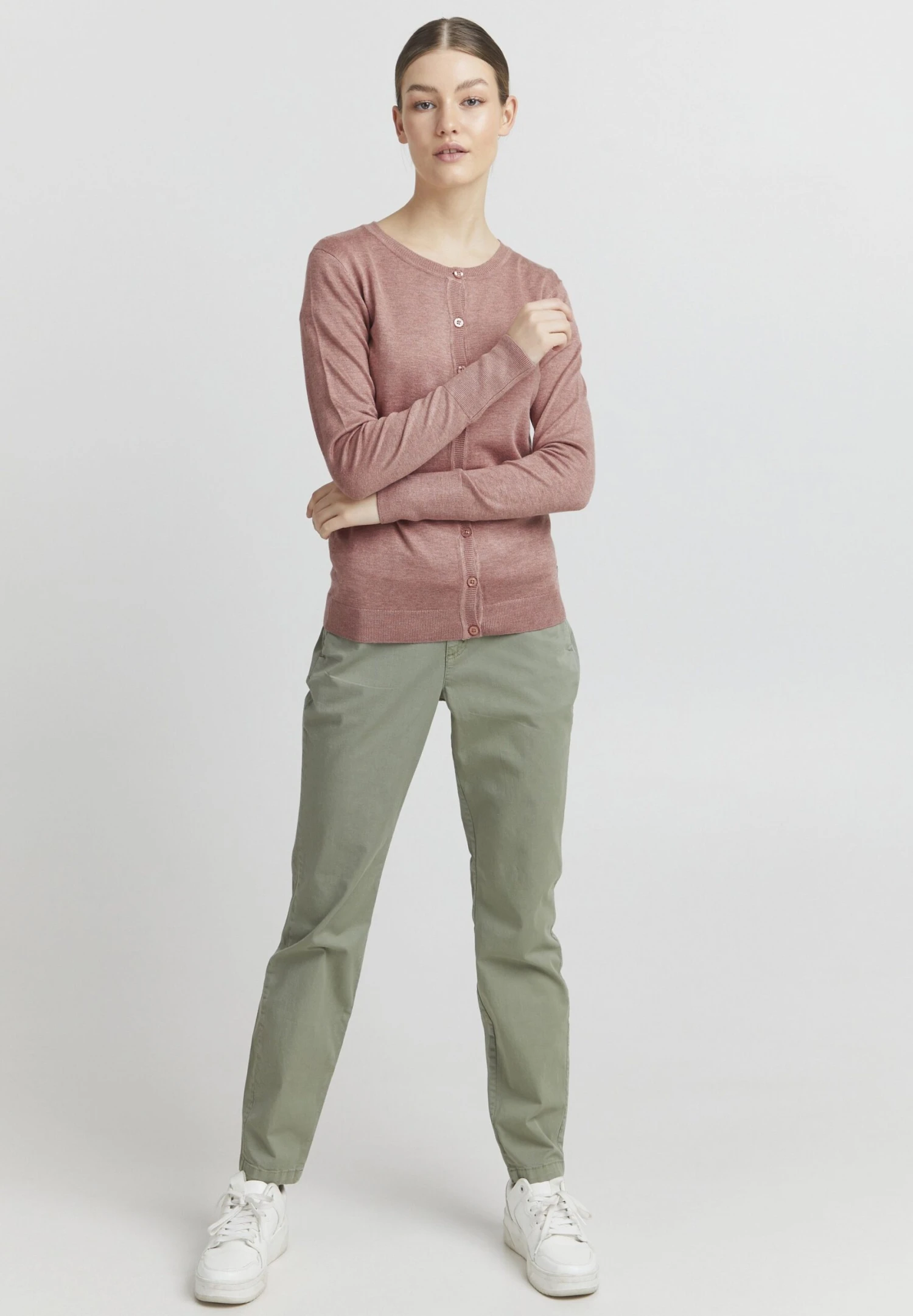 OXMO Vest - Ash Rose Melange - Afbeelding 2