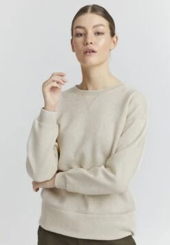 OXMO Holma - Sweater - Oatmeal Melange