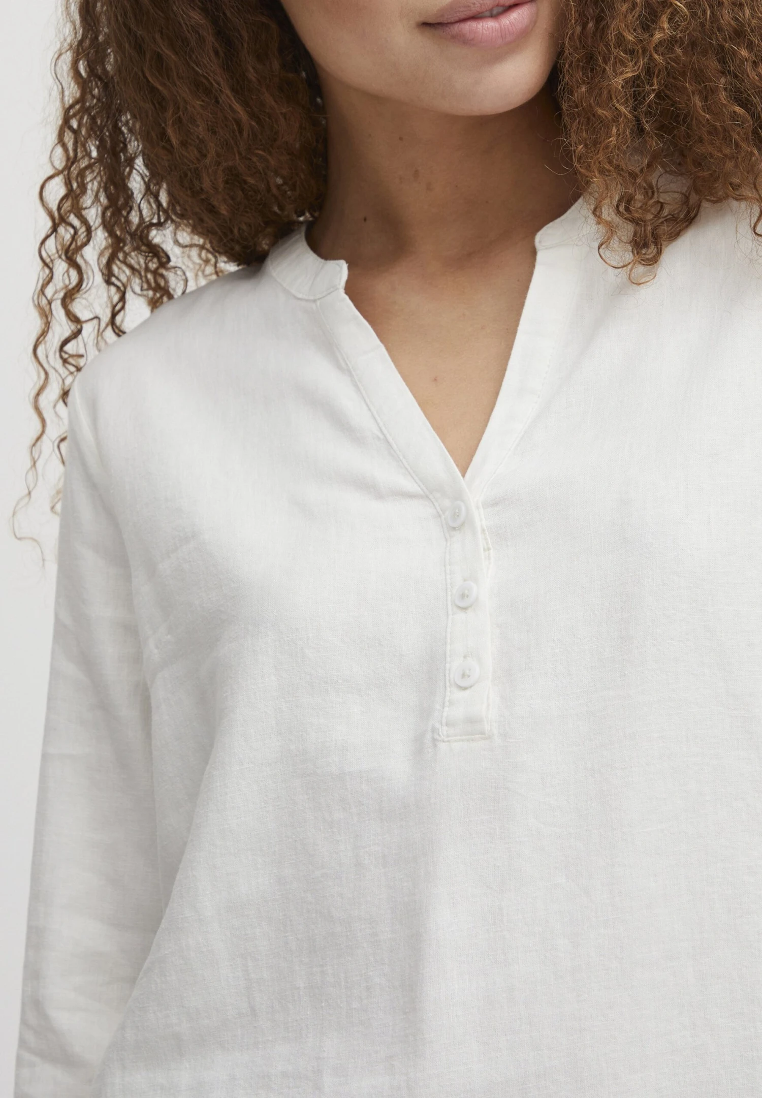 OXMO Oxanja - Blouse - Off White - Afbeelding 4