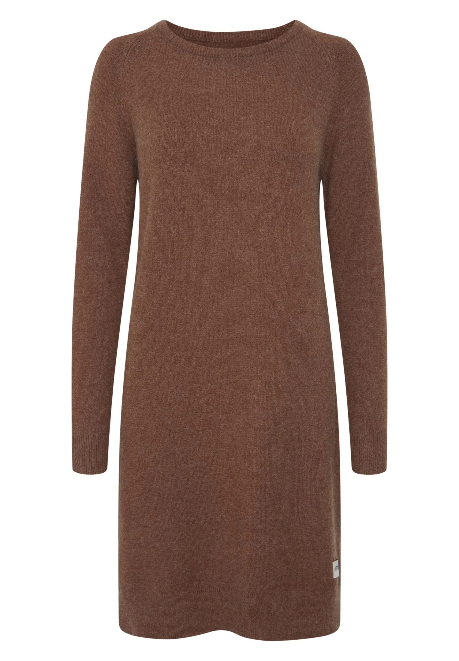 OXMO Oxmareen - Gebreide Jurk - Tortoise Shell Melange - Afbeelding 6