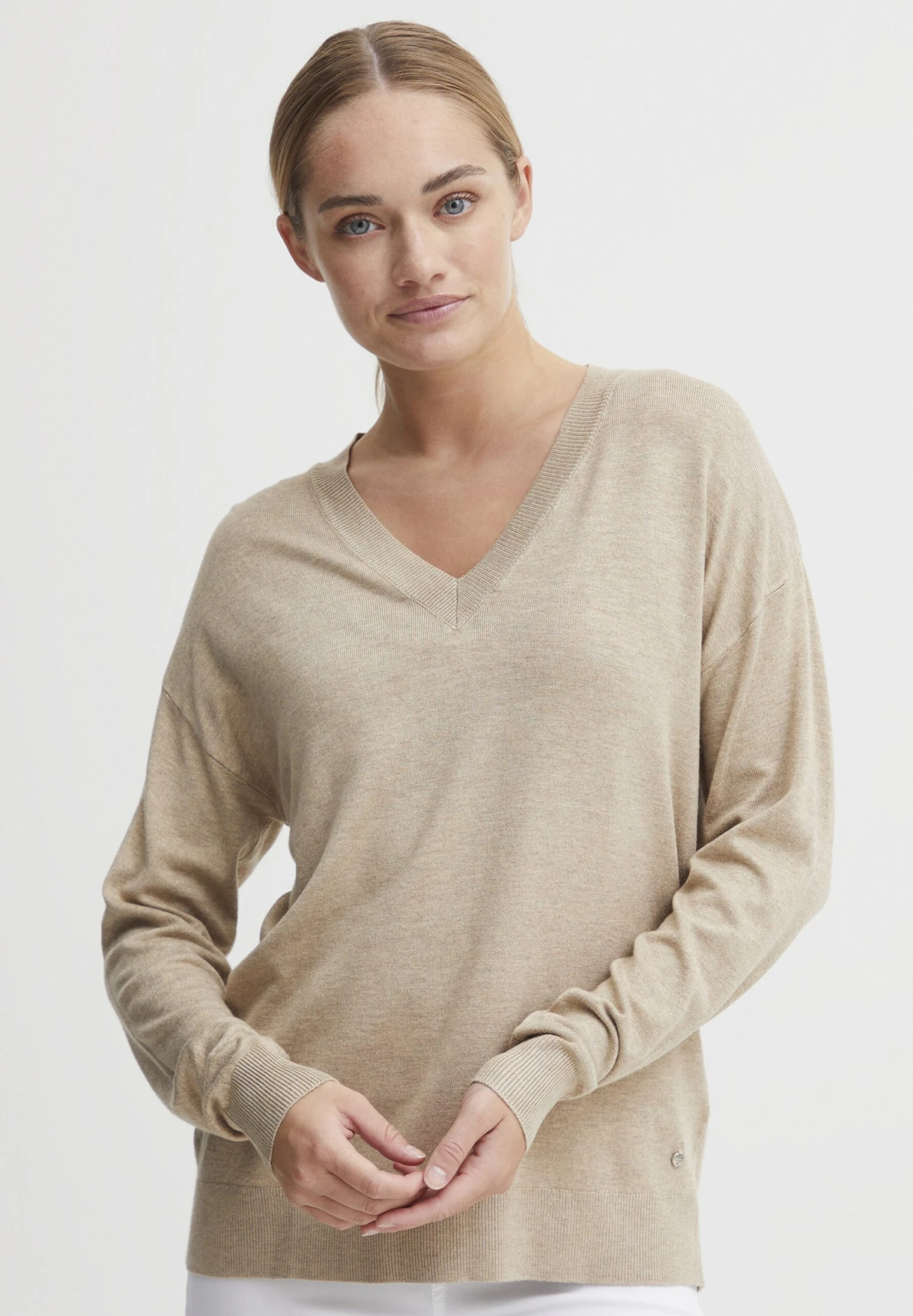 OXMO Oxhelle - Trui - Cement Melange