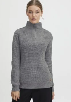 OXMO Oxnancy - Trui - Medium Grey Melange